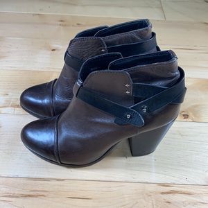 Brown Leather Ankle Boots